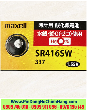 Maxell SR416SW, Pin 337